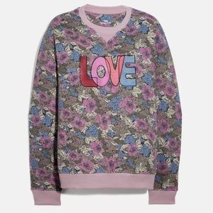 NWT Women’s COACH ‘Love’ Crew Sweatshirt - Size Large